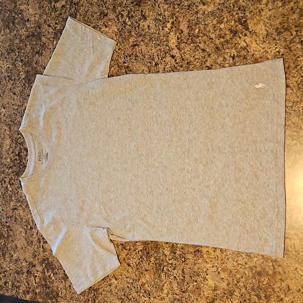 NWT Polo by Ralph Lauren Grey T-shirt (Small)
